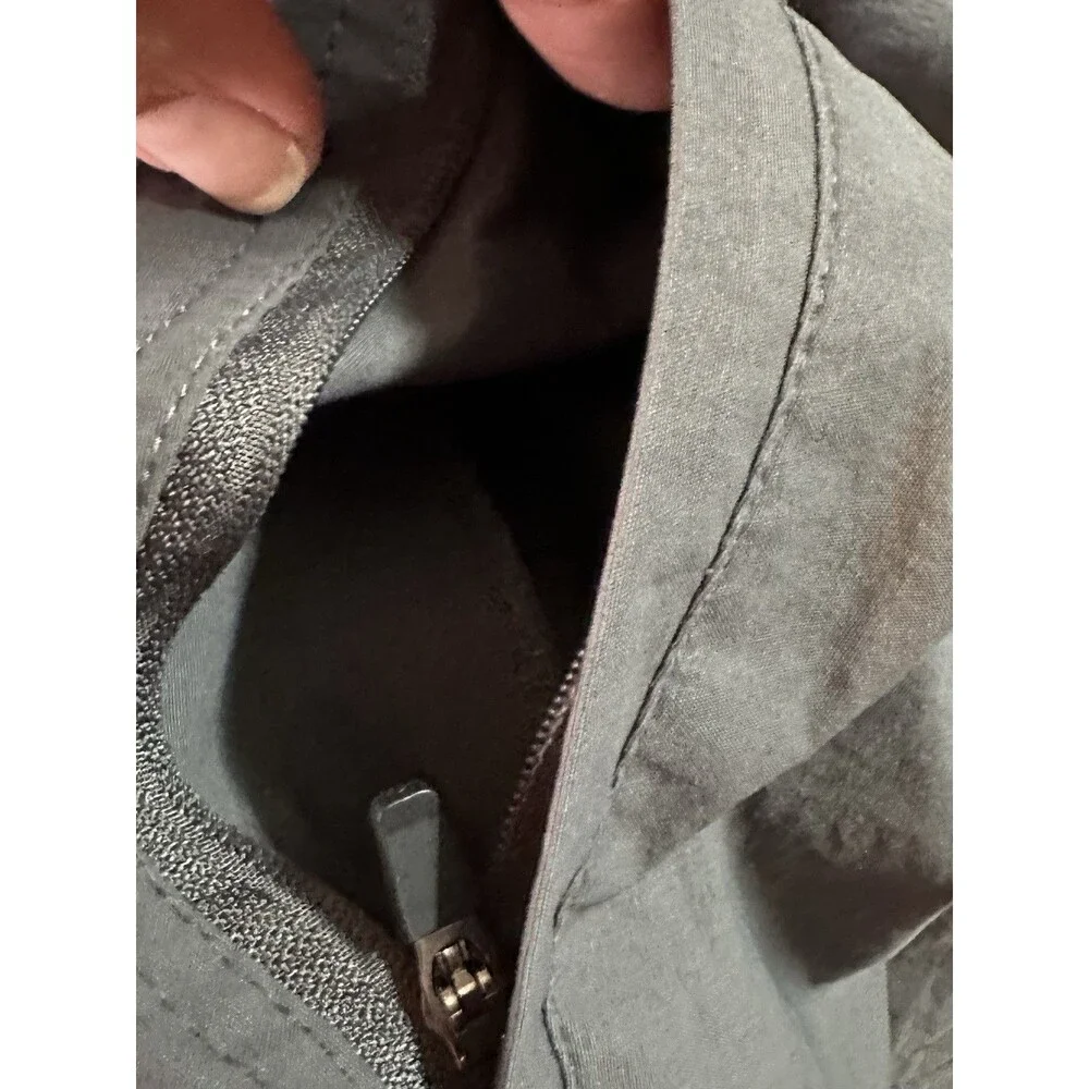 Orvis Men’s Gray Traveler Pants Regular Fit Straight Leg 38 Stretch Flat Front